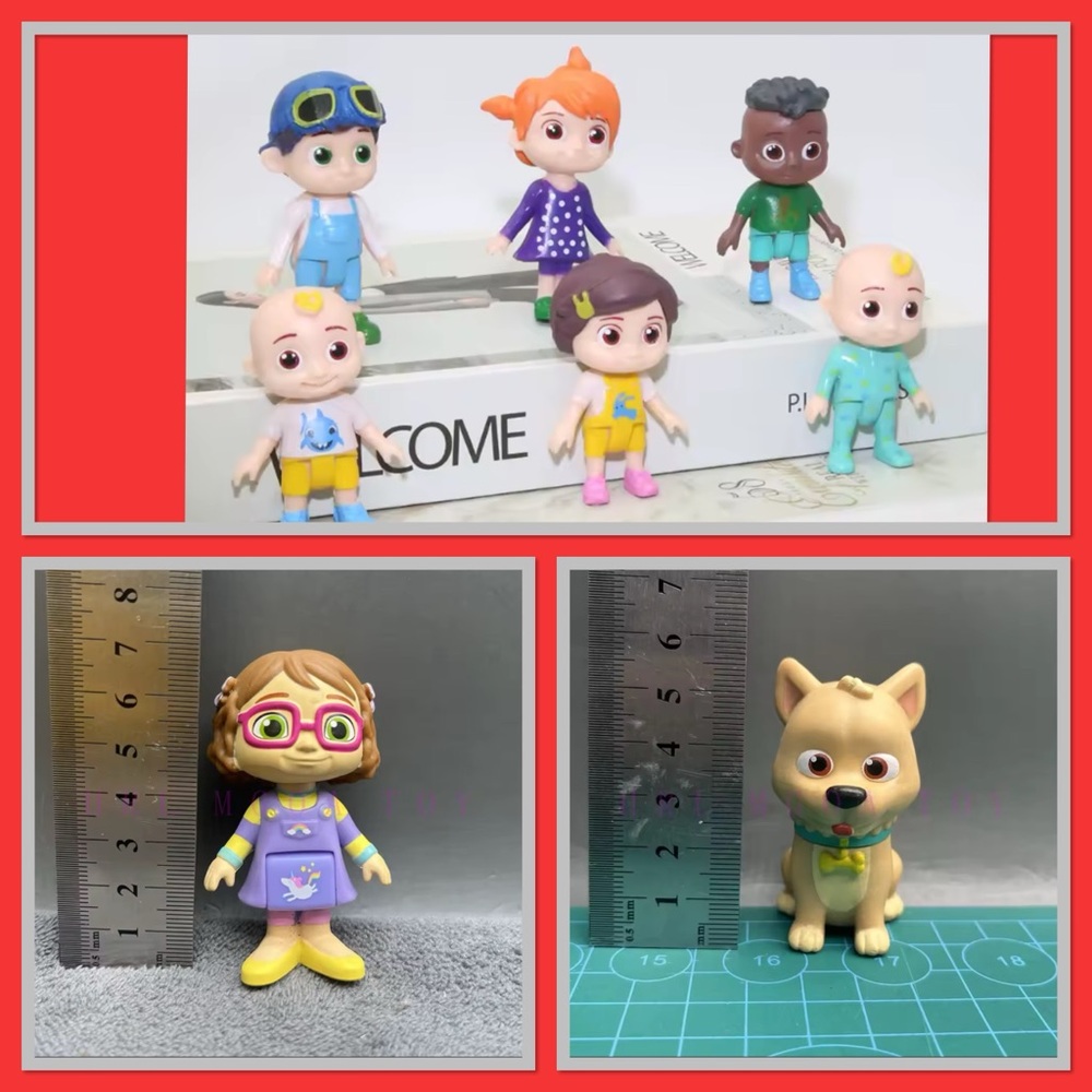 8 Piece of Cocomelon Action Figures Playset